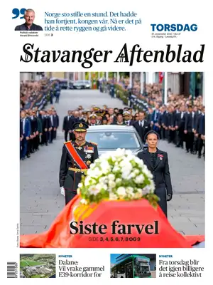 Prima Pagina "Stavanger Aftenblad"