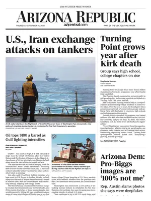 Prima Pagina "The Arizona Republic"
