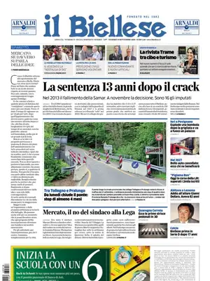 Prima Pagina "Il Biellese"