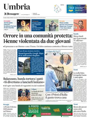 Prima Pagina "Il Messaggero | Umbria"