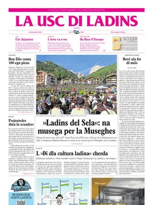 Prima Pagina "La Usc di Ladins"