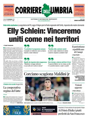 Prima Pagina "Corriere dell'Umbria"