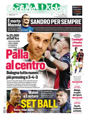 Prima Pagina "Corriere dello Sport | Bologna"