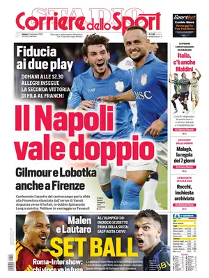 Prima Pagina "Corriere dello Sport | Campania"