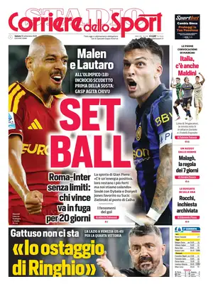 Prima Pagina "Corriere dello Sport | Roma"