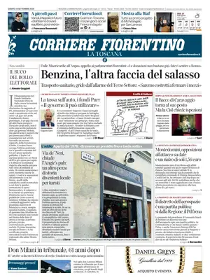 Prima Pagina "Corriere Fiorentino"