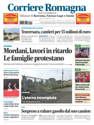 Prima Pagina "Corriere Romagna | Ravenna e Imola"