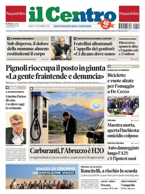 Prima Pagina "Il Centro | Pescara"