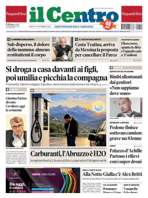 Prima Pagina "Il Centro | Chieti"