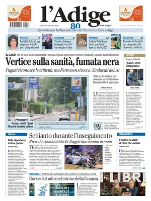 Prima Pagina "L'Adige"