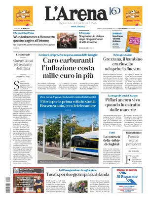 Prima Pagina "L'Arena | Verona"