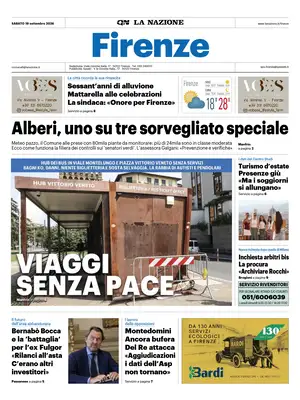Prima Pagina "La Nazione | Firenze"