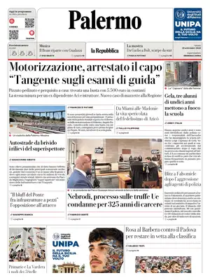 Prima Pagina "La Repubblica | Palermo"