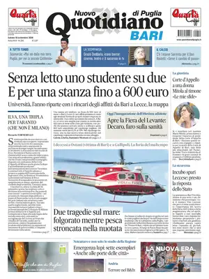 Prima Pagina "Nuovo Quotidiano di Puglia | Bari"