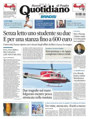 Prima Pagina "Nuovo Quotidiano di Puglia | Brindisi"