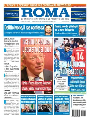 Prima Pagina "Il Roma | Quotidiano di Napoli"