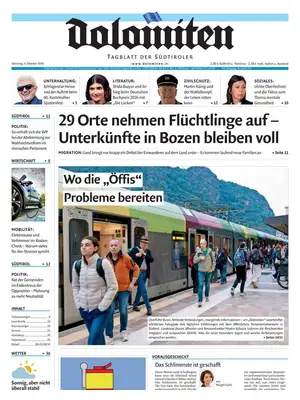 Prima Pagina "Dolomiten"
