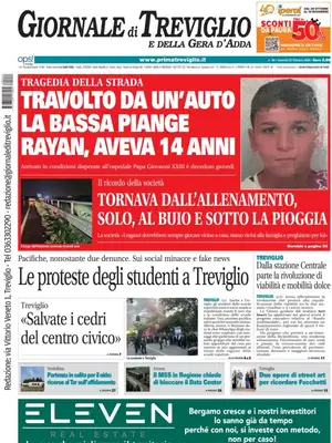 Prima Pagina "Giornale di Treviglio"