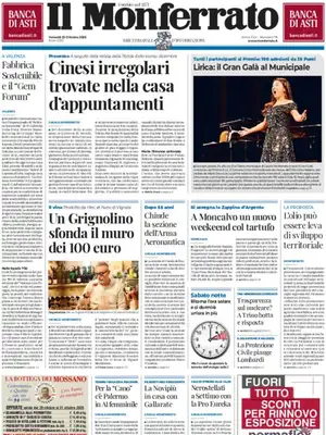 Prima Pagina "Il Monferrato"