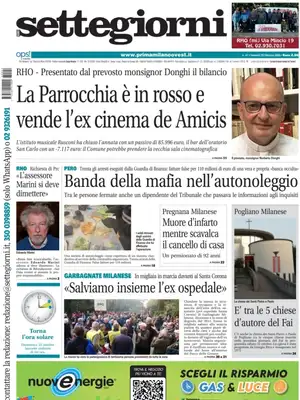 Prima Pagina "Settegiorni | Rho"