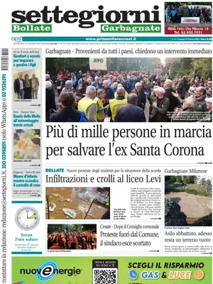 Prima Pagina "Settegiorni | Bollate Garbagnate"