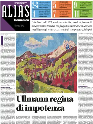 Prima Pagina "Alias Domenica | Il Manifesto"