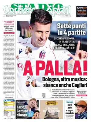 Prima Pagina "Corriere dello Sport | Bologna"