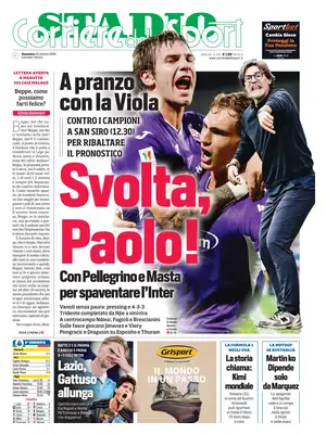 Prima Pagina "Corriere dello Sport | Firenze"