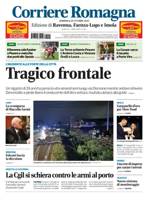 Prima Pagina "Corriere Romagna | Ravenna e Imola"