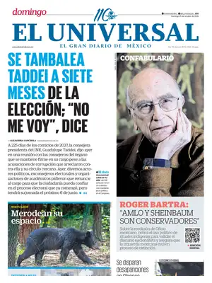Prima Pagina "El Universal (Mexico)"