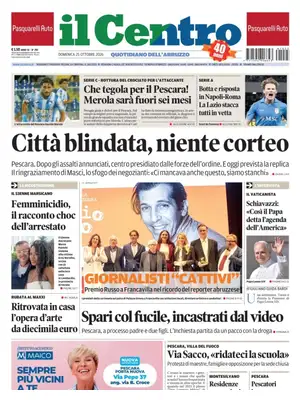 Prima Pagina "Il Centro | Pescara"