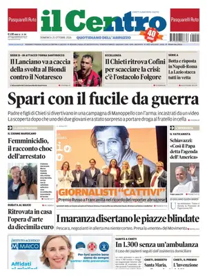 Prima Pagina "Il Centro | Chieti"