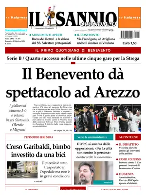 Prima Pagina "Il Sannio Quotidiano"