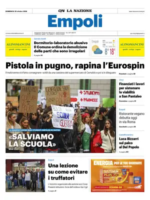 Prima Pagina "La Nazione | Empoli"