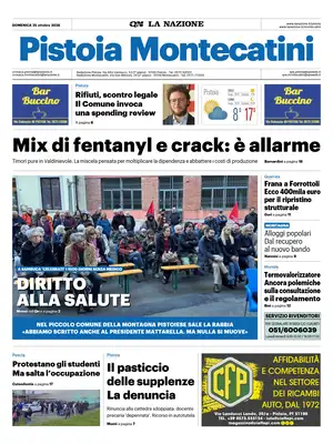 Prima Pagina "La Nazione | Pistoia Montecatini"
