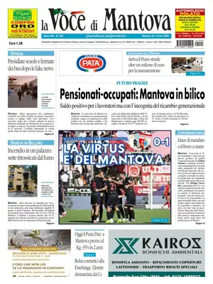 Prima Pagina "La Voce di Mantova"