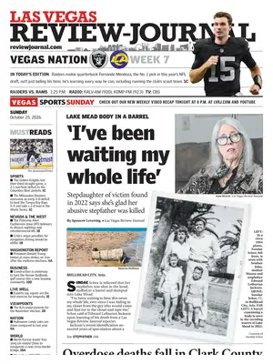 Prima Pagina "Las Vegas Review-Journal"