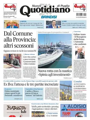 Prima Pagina "Nuovo Quotidiano di Puglia | Brindisi"